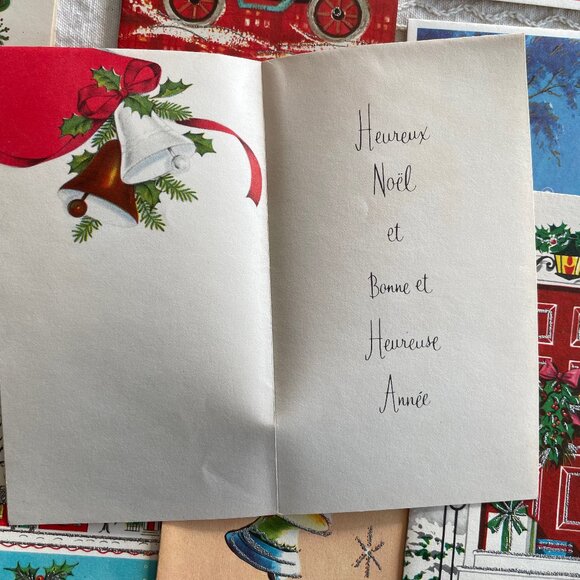 Cartes de Noël vintage - paquet de 10 - Picture 5 of 5
